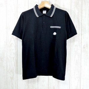 ポロシャツ-black-前-2